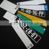 double layer license plate/car registration plate/aluminum vehicle plate