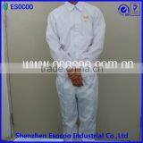 ESD cleanroom split suit in lint free workshop