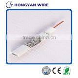 best price HD TV RG6coaxial cable with power,rg6 flooded coaxial cable