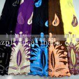 African Muslim Scarf for Women/embroidered Silk Scarf/shawl Scarf thumbnail-3