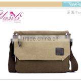 Wholesale Messenger Bags,simple Fashion Canvas Bag,mens Canvas Shoulder Bag thumbnail-2