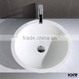 Oval Solid Surface Undermount Bathroom Vanity Bar Sink