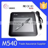 Ugee graphic tablet M540 5x4 inches usb drawing tablet with stylus