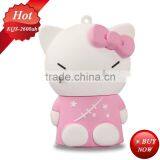 2015 Toy Gift Pink Cat Portable Power Bank 2600mAh thumbnail-2