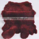 Real Fur Skin / Rex Rabbit Dyed Colors / Rex Rabbit Fur Skin For Coat thumbnail-5