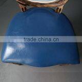 Classic Leather Armless Dining Chair/Wooden Dining Chair/Louis Solid Wooden Dinner Chair thumbnail-5