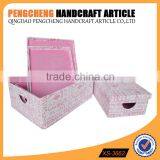 Pink Color Printing With Cover of the Box