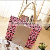Leisure Fashion Printed Canvas Beach Bag;Waterproof Large Tote Beach Bag/beach Tote Bag thumbnail-6