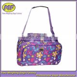 Wholesale Fashion Flower Printed Oxford Customized Good Quality Folding Shoulder Bag Big Best Travel Bag 5color LXB002