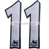 Flock Heat Transfer Paper Number Print for Jersey Soccer Hockey Iron on Trans Fers Number Stickers thumbnail-1