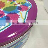 Hot Design Customized Round Tin Box for Packaging/Chocolate Tin Box/biscuit Tin Box thumbnail-4