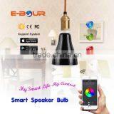 E27 Wireless Bluetooth Speaker LED Light Bulb With Phone APP thumbnail-5