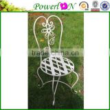 Cheap Price Classic Antique Wrough Iron Chair Shape Plant Stand Garden Ornament For Decking Landscaping I23M TS05 X00PL08-5054