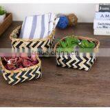 Bamboo Woven Mini Desk Storage Basket thumbnail-3