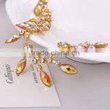 Metal Cup Strass Chain Crystal Shaped Marquise Rhinestone Trim Chain for Wedding Dresses thumbnail-3