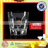 9oz Unique Handblown Triangle Shaped Glass Whisky Cup thumbnail-1