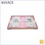 Two Handles Pink Color Hot Sale Mini Suitcase Gift Box