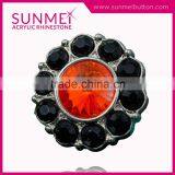 Decorative Professional Crystal Rhinestone Buttons Flat Back