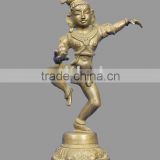 Bronze Statue Of Lord Krishna
