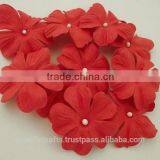 Orange-red Jewels of Spring Paper Flower 6 Pcs / 20 Pcs / 50 Pcs