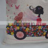 New Design Printed Wholesale Decorative Throw Pillow Covers With Linen/cotton Fabric thumbnail-4