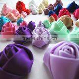 Wholesale Polyester Handmade DIY Satin Ribbon Flowers for Wedding Bridal Hand Bouquet Corsag Garment Accessories thumbnail-2