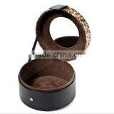 Custom Mirrored Packaging Pu Leather Cosmetic Box thumbnail-4