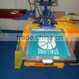 4 Color 2 Station Manual Silk Screen Printer