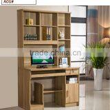 Self Assembling With Bookshelf and Drawer Writing Desk thumbnail-4