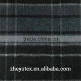 Double Face Tartan Overcoating Wool Fabric
