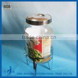 12L Glass Solvent Dispenser With Metal Stand thumbnail-1