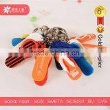 Cute Colorful Slipper Soft Pvc Keychain Cartoon Pvc Rubber Key Chain thumbnail-1