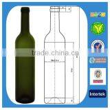 Glasslucky 2014 Hot Sale Olive Green 500ml Bordeaux Wine Bottles Wholesale thumbnail-1