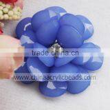 Rose Artificial Beaded Flower Big Flower Bead/Rhinestone/DIY Craft thumbnail-4