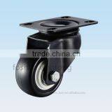 2.5 Inch Table Leg Caster Threaded Stem Green Pu Furniture Caster thumbnail-5