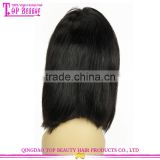 Brazilian Virgin Hair 100% Human Hair Wigs Straight Cut Human Hair Short Bob Lace Front Wig In Stock thumbnail-2