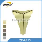 ZHIFA ZF-A113 high quality replacement legs for couch, aluminum sofa legs, couch leg extenders