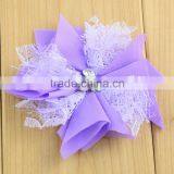 8cm Lavender Chiffon Kids Headband Children Hair Accessories thumbnail-6