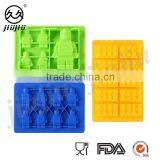 Lego robot Building Brick and Figure silicone ice cube tray/cake,baking mold