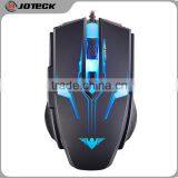 6 Buttons Metal Bottom Backlit Gaming Mouse
