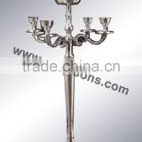 silver candelabra for wedding table and other party