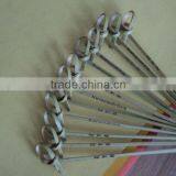 The best factory quote natural hot stamp bamboo skewer with flower knot sticks
