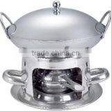 Stainless Steel Alcohol Stove With Pot