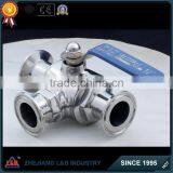 Sanitary Three Ways Ball Valve(Electric and Pneumatic) thumbnail-2