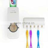 wholesale plastic toothpaste dispenser automatic with kids toothbrush holder