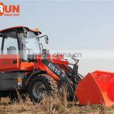 1.5 Ton Qingdao Everun New Condition Articulated Mini Wheel Loader With Sweeper thumbnail-4
