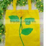 Polyester Shopping Bag, Rose Foldable Bag, Polyester Bag, Folding Bag thumbnail-1