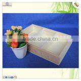 Stylish Custom Size Hotel Hall Use Pine Wooden Tray thumbnail-6