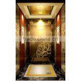 Color Coating Etching Decorative Stainless Steel Elevator Cabin thumbnail-3
