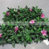 SJ04001008 Interlocking Artificial Mats High Quality Leaf Mat With Flower thumbnail-1